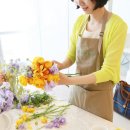 프렌치 스타일 유러피안 꽃다발 이미지