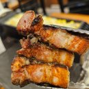 돼지야 | 전주 호성동 맛집, 숯불에 초벌한 삼겹살과 닭다리 돼지야닭처 후기