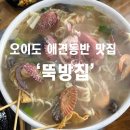 뚝방해물칼국수 | [뚝방집] 오이도 애견동반 해물칼국수 해물파전 후기 (주차장, 케이지)
