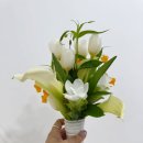 분당성남부케레진액자 전문 부케말리기선물 후기