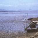 포구와 목선 이미지