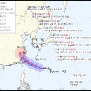 제11호태풍하이쿠이 상하이상륙예정/ 이미지