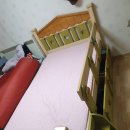 피노키오(아이마루) 원목 1층 침대(풀세트-사다리, 서랍장2개, 매트리스)팝니다. 이미지