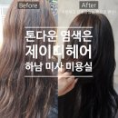 강아지 멋내기 | [하남 미사 제이디헤어] 톤다운 염색 및 노란끼/주황끼 빼기 후기✨