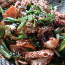 쭈꾸미(미나리)무침.도토리묵(야채)무침~ 이미지