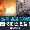 [속보] 이스라엘-하마스 '전쟁' 발발..사망자 500명, 부상자 3000명 넘었다 / SBS 이미지