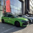 그린 모터스 | 아우디 RS3 출고 후기｜키알라미 그린 실물 공개