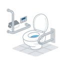 개포3-107 | 부모님 안심 욕실! 강남 경남아파트 안전 손잡이 시공 욕실리모델링