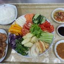 강강술래식당에서 점심특선으로 베트남 쌈밥. 쌀국수을 개시합니다 이미지