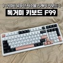 축 제 | 독거미 키보드 f99 오테뮤 저소음 피치축 솔직 후기