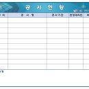 해광안전 에이오건설 공사현황판 1500*1200 이미지