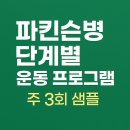 (주)박재현재활운동센터 | 파킨슨병 단계별 주 3회 운동 프로그램 (초기-중기-후기) 분당재활운동센터