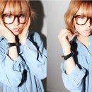 예쁘다 안경 이미지