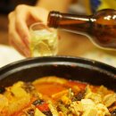 전골과  삼겹살 이미지