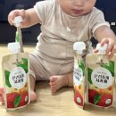 남원원예농협 | &lt;돌아기첫퓨레&gt; “온리퓨레” 사과 배 파우치100g(5개)솔직후기🍎