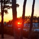 매송 휴게소에서의 일몰 이미지