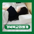 목이편한 거북목교정 베개 리빙제이베개 추천