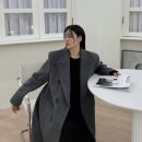 더블클릭PC방 기장점 | 르(LE) 울 100% 그레이 더블 롱코트 담백하게 오래 입는 겨울 아우터 추천