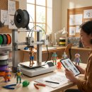 3D 프린터 상상을 출력하다 | [정선군청소년수련관]AI &amp; 3D프린터로 나만의 피규어 만들기!✨ 뱀부랩 프린터 활용 수업 후기