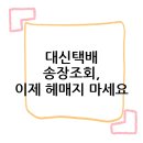 대신 정기화물택배 | 내 화물은 어디쯤? 대신택배 송장조회, 이젠 헤매지 마세요!
