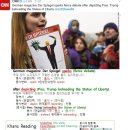 #CNN #KhansReading 2017-02-07-1 depicting Pres. Trump beheading the Statue of Liberty 이미지