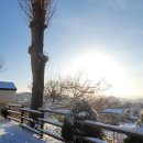 순창교회 겨울 풍경 이미지