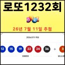 지에스25당진읍내타운점 | 로또 1232회 당첨번호 1등 2등 금액 당첨 지역 판매점 동행복권 26년 7월 11일 추첨