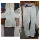 남자 여름 모시 남방, 흰색 여름옷,제작, 바지,셔츠 이미지