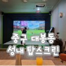 [스크린골프] 중구 대봉동 성내 탑스크린 후기