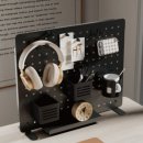 (야간) 직장인, 자취생들을 위한 <깔끔 정리수납> | 책상 위가 깔끔해지는 루나랩 데스크 오거나이저 L 후기! 타공판 정리함 하나로 완벽 수납!