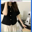 6320 | 메이킹유 반팔 트위드 라운드넥 6320슈테른자켓 베스트꿀템