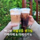 빽다방 서울우유 생크림 카페라떼, 생크림 아메리카노 내돈내산 후기