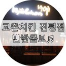 교촌치킨진평점 | 진평 먹자골목 치킨 맛집 교촌치킨 진평점 반반콤보 후기♬