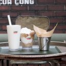 카페비나인 | 강남구청 카페 콩카페 비나 쫀득치즈볼, 코코넛 스무디 커피, 두리안 스무디 후기