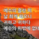 찬송가 252장(통184) 나의 죄를 씻기는 이미지