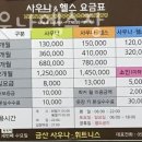 금산사우나 헬스장 이미지