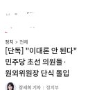 선동꾼 집단인 민주당이 단식으로 헌재 협박질 예정 이미지