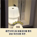 아이램프(I Lamp) | 충전식무드등 고민 끝에 찾은 바움포터블 램프 후기, MBIS엠비아이에스 감성 무선조명 추천