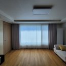 송선로R1-24 | [구미커튼] e편한세상봉곡 84B타입 공간별 맞춤 시공, 거실 연그레이 커튼 &amp; 입구방 100% 암막