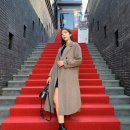 겨울 데일리룩 편한 XIX 엑스아이엑스 빅사이즈 캐시미어 핸드메이드 코트 후기