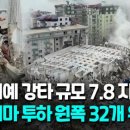 [영상] '규모 7.8' 지진 위력은…"히로시마 원자폭탄 32개 파괴력" 이미지