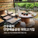 공원삼겹살 | 안양 삼겹살 맛집 예술공원 선우육미 야외석 후기