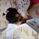 별님반 지민이의 이글루 만들기 이미지
