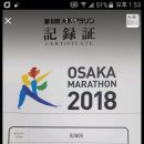 2018년 오사카 마라톤 대회 기록 ( 11월25일 일요일 ) 이미지