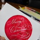 scarletwoo작가님과의 x-mas card 만들기