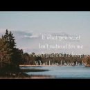 2026년 06월 28일 일요일 출석부 &amp; Carpenters-Love Me For What I Am (Lyrics) 이미지