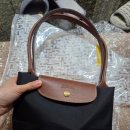 H-089 | 롱샴 르플리아쥬 블랙 숄더백 라지 착용 후기