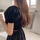 M <b>프리</b><b>유</b> 셔링 크롭 블라우스 3color