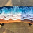 파도식탁 이미지