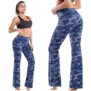 Green Colo | 리플렉스 카모플라쥬 부츠컷 나팔바지 레깅스 요가복 A10 요가바지 트레이닝 팬츠